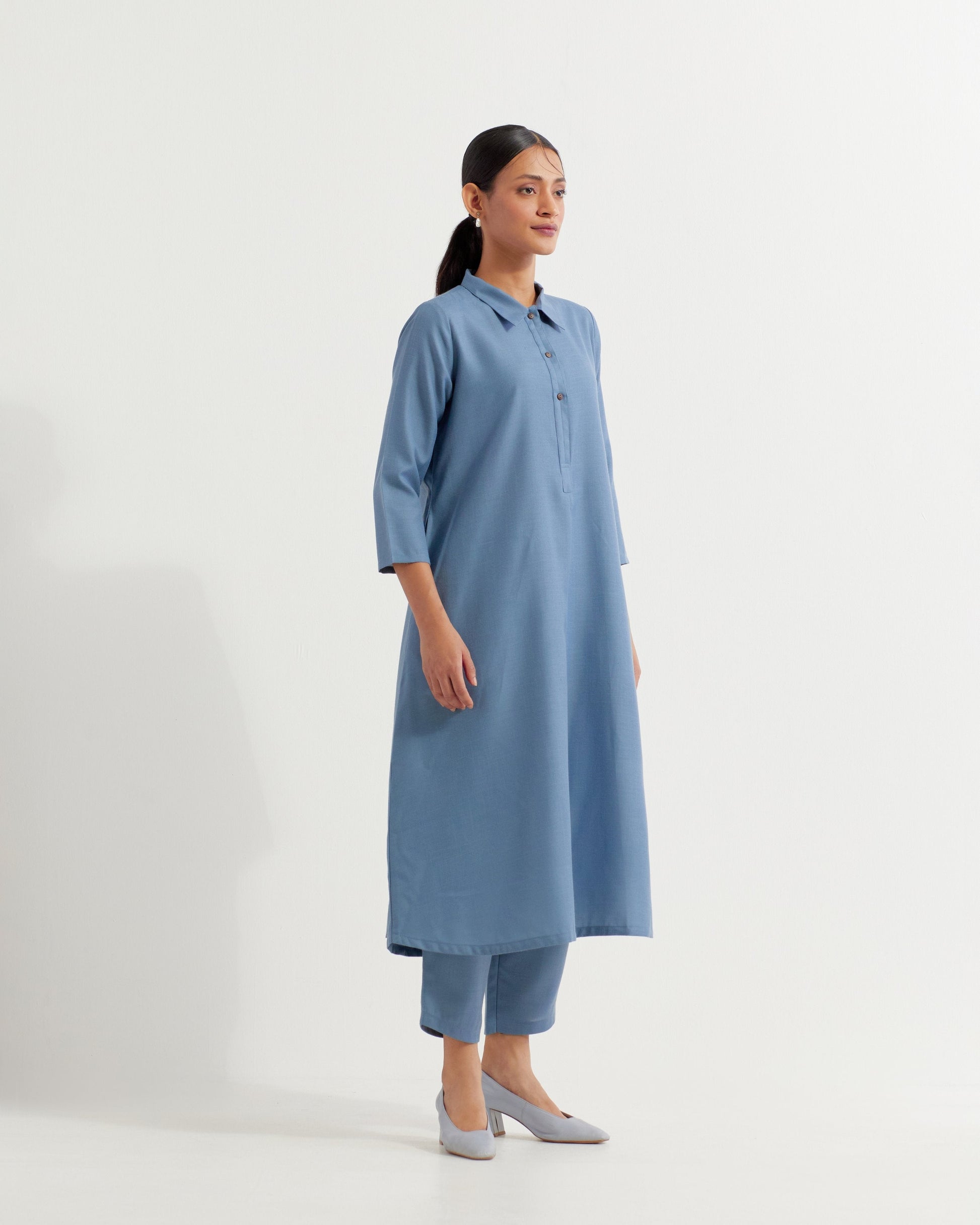 Blue Victoria Co-ord Set (Set of 2)- IC