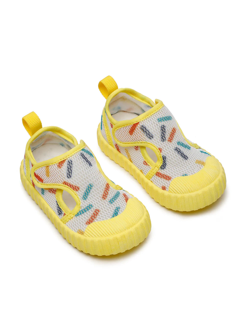 Premium Confetti Toddlers's Walking Shoes - White (Unisex)