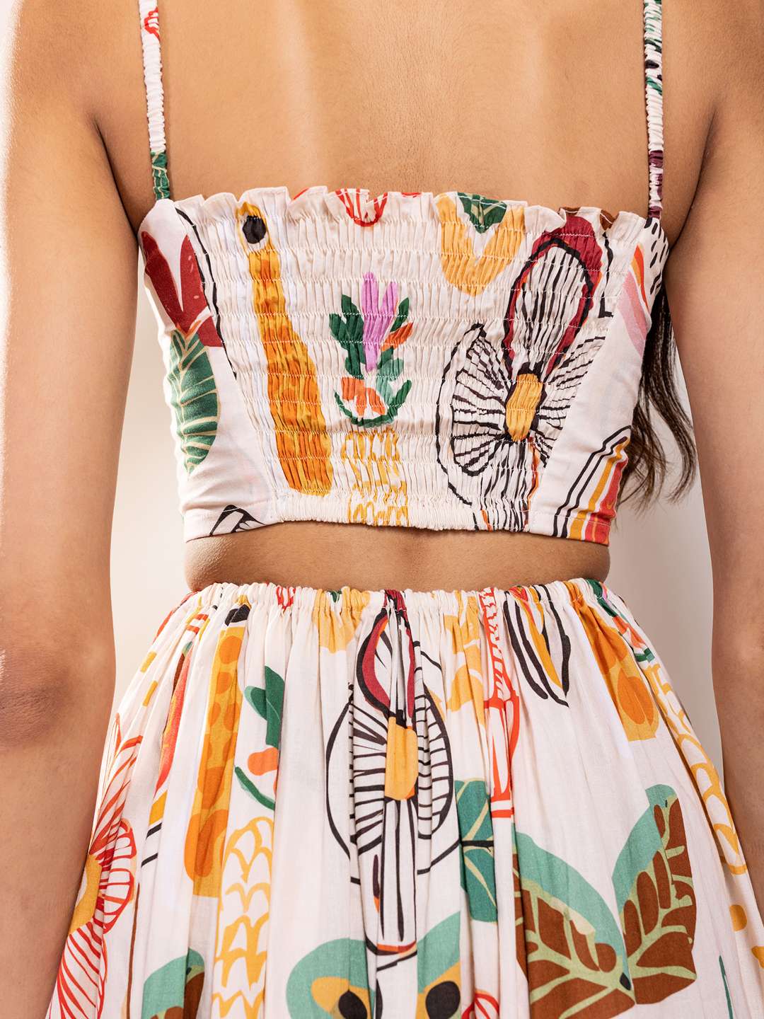 Gardenia Printed Cutout Maxi Dress