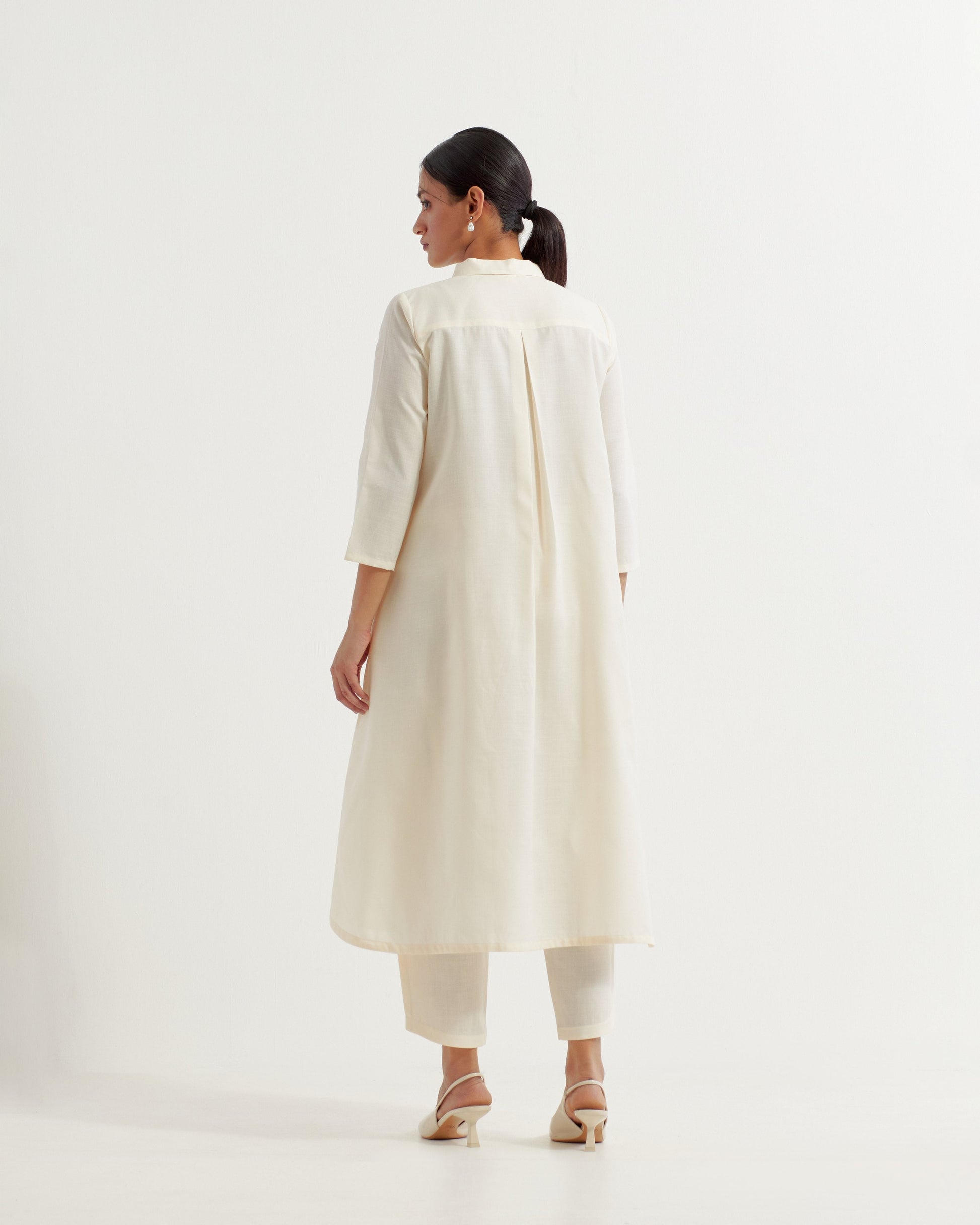 White Victoria Co-ord Set (Set of 2)- IC