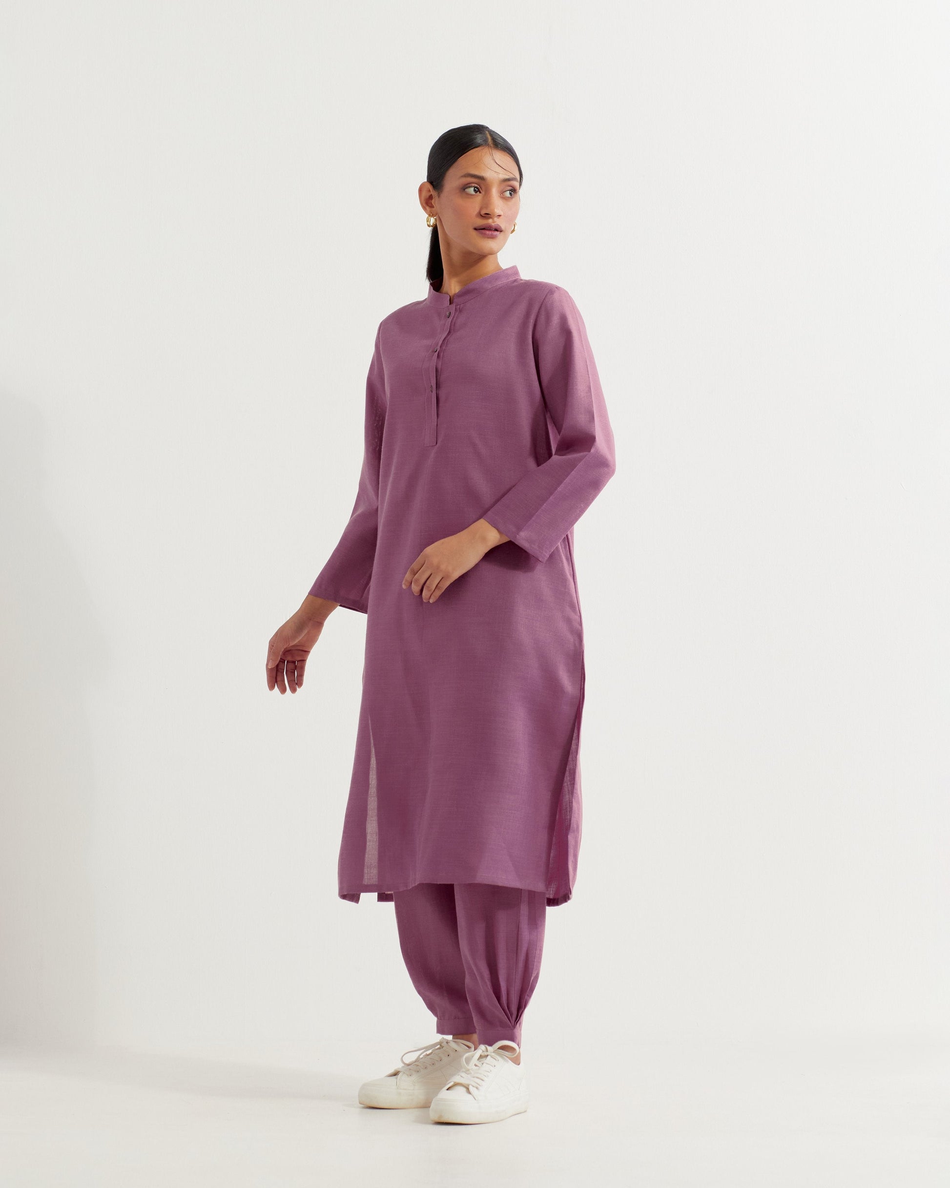 Mauve Boyfriend Co-ord Set (Set of 2)- IC