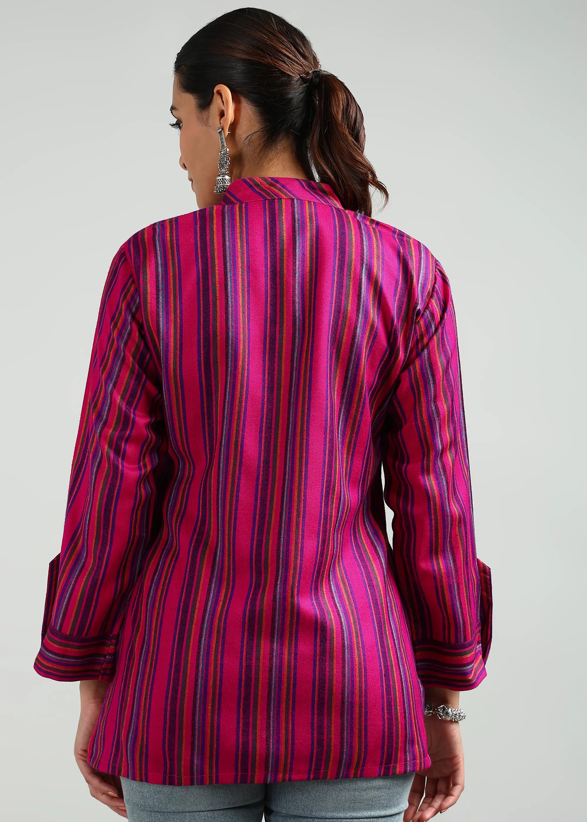 Fusia Pink Cottswool Tunic