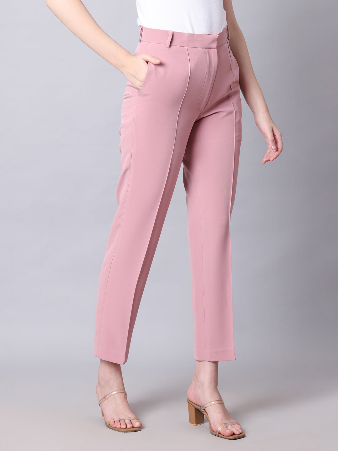 Exude Timeless Tranquility Front Pleat Trouser