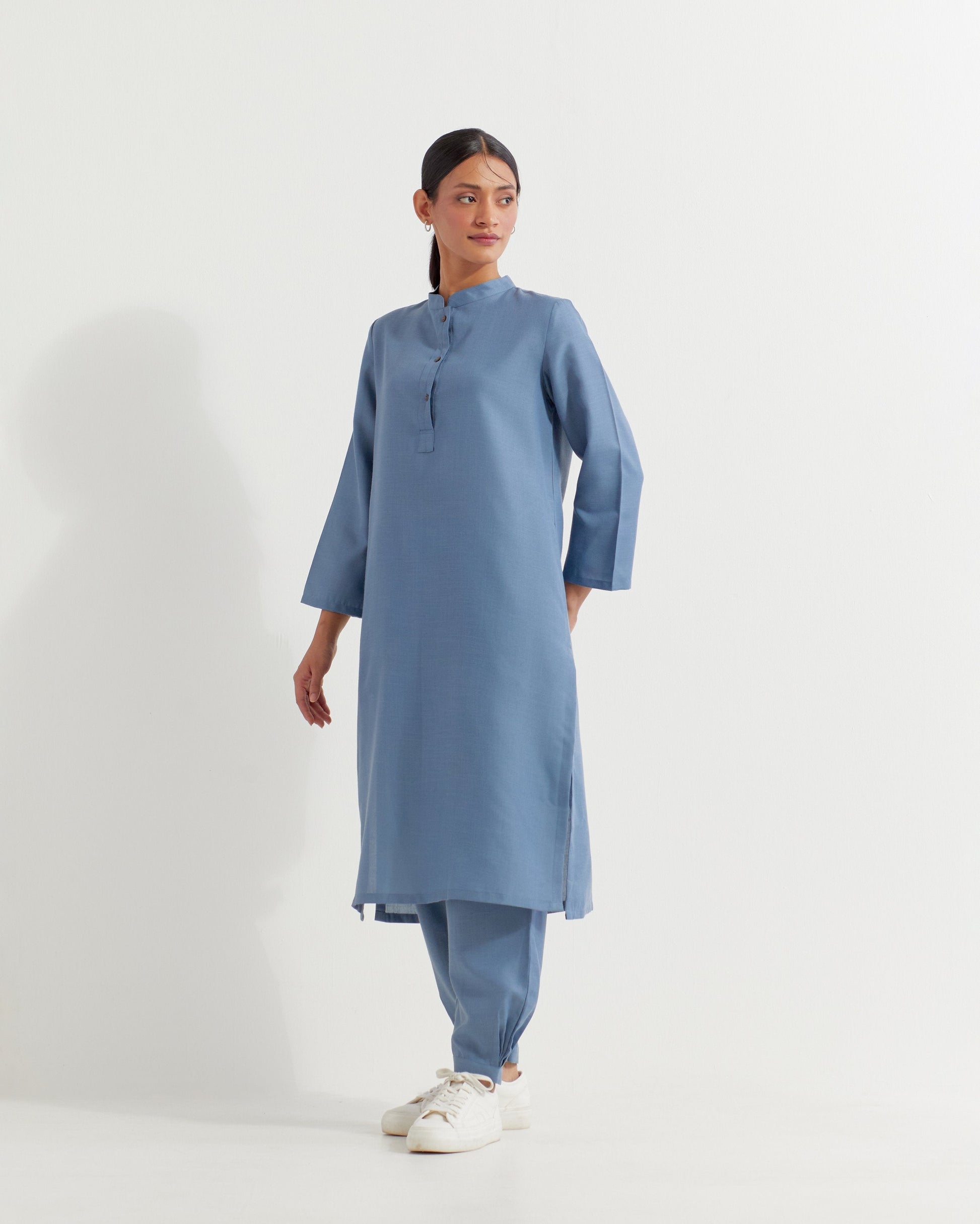 Blue Boyfriend Co-ord Set (Set of 2)- IC