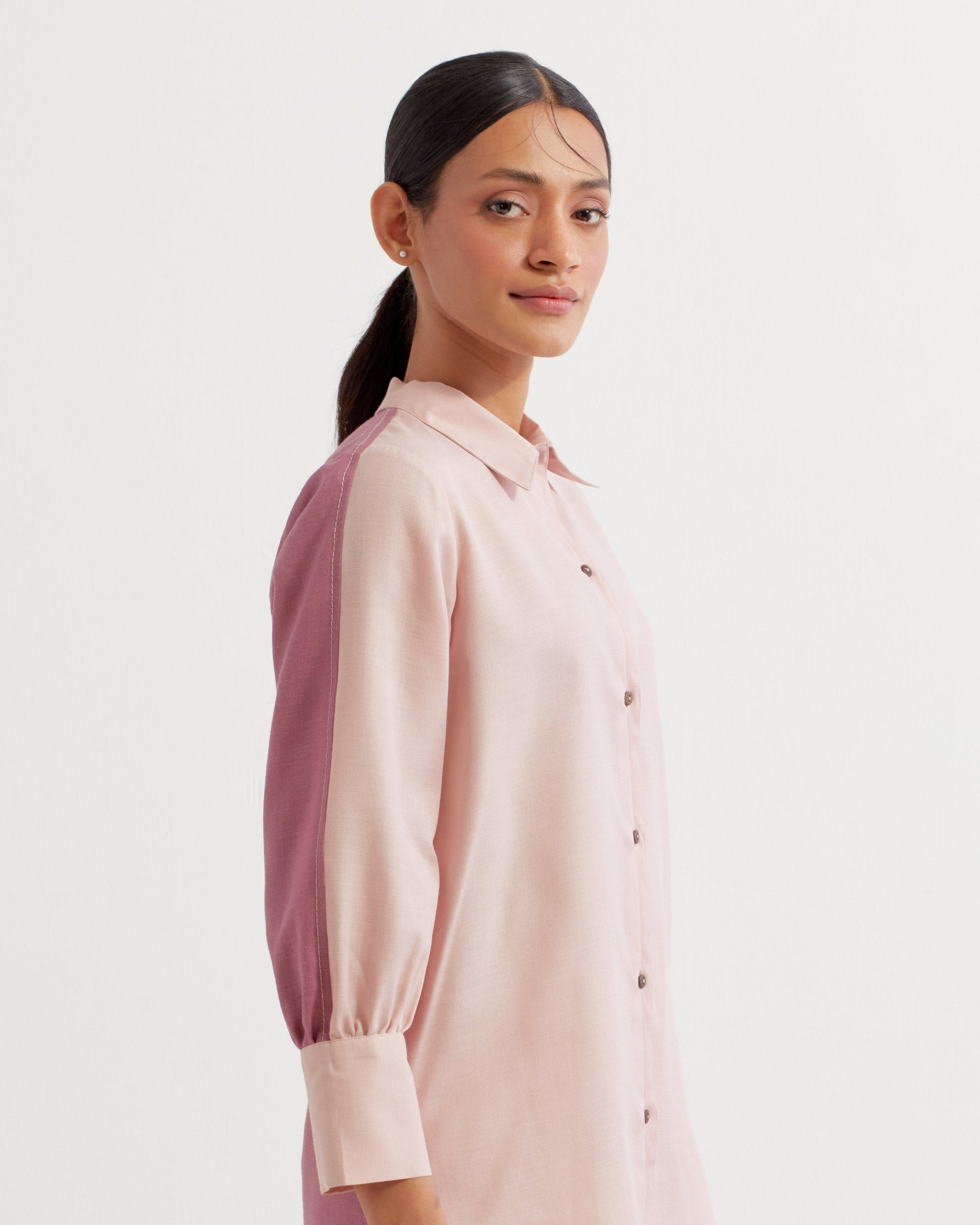 Pink/Mauve Caroline Co-ord Set (Set of 2)- IC