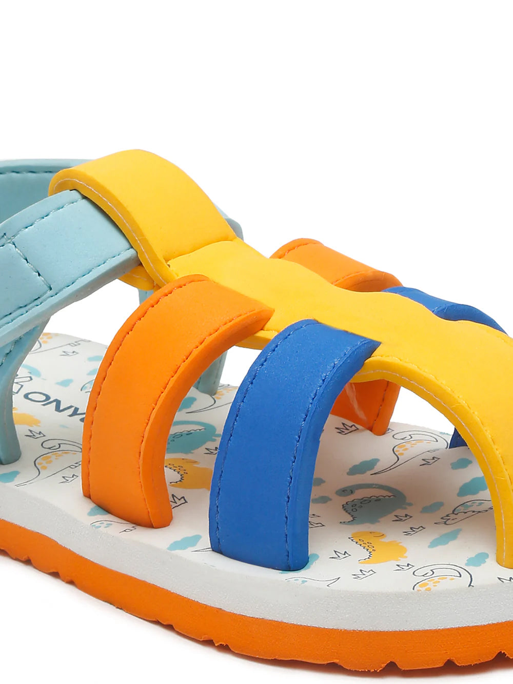 Premium Dino Sandals For Boys - Multicolour