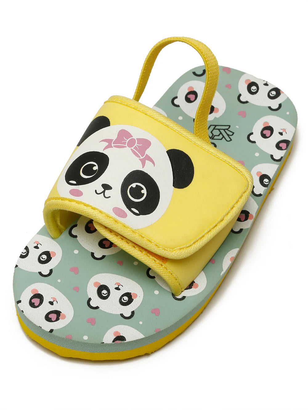 Panda Sliders/Flipflops With Adjustable Strap & Back Support (Girls)