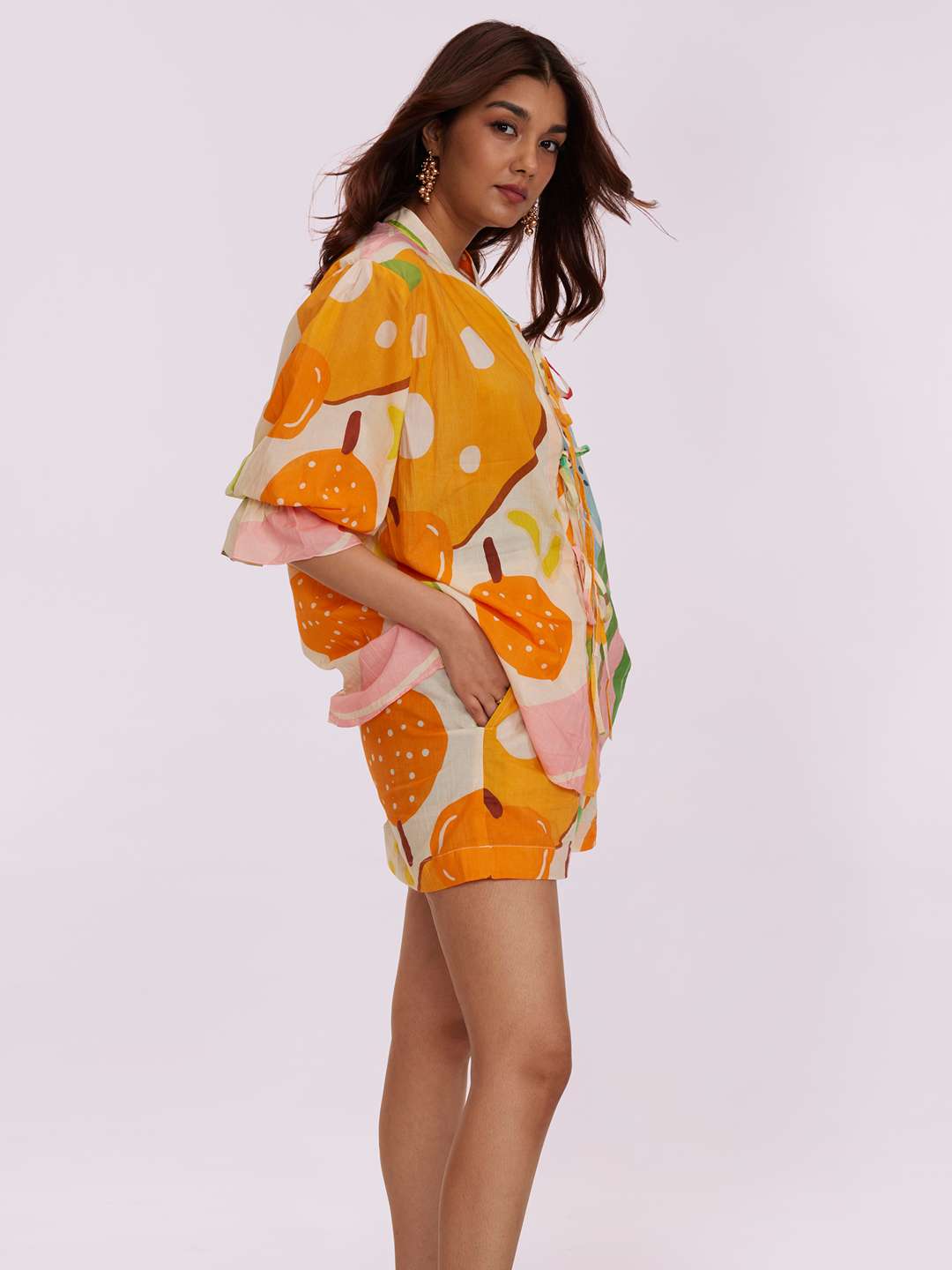 Berry Printed Co-ord Set (Set of 2)