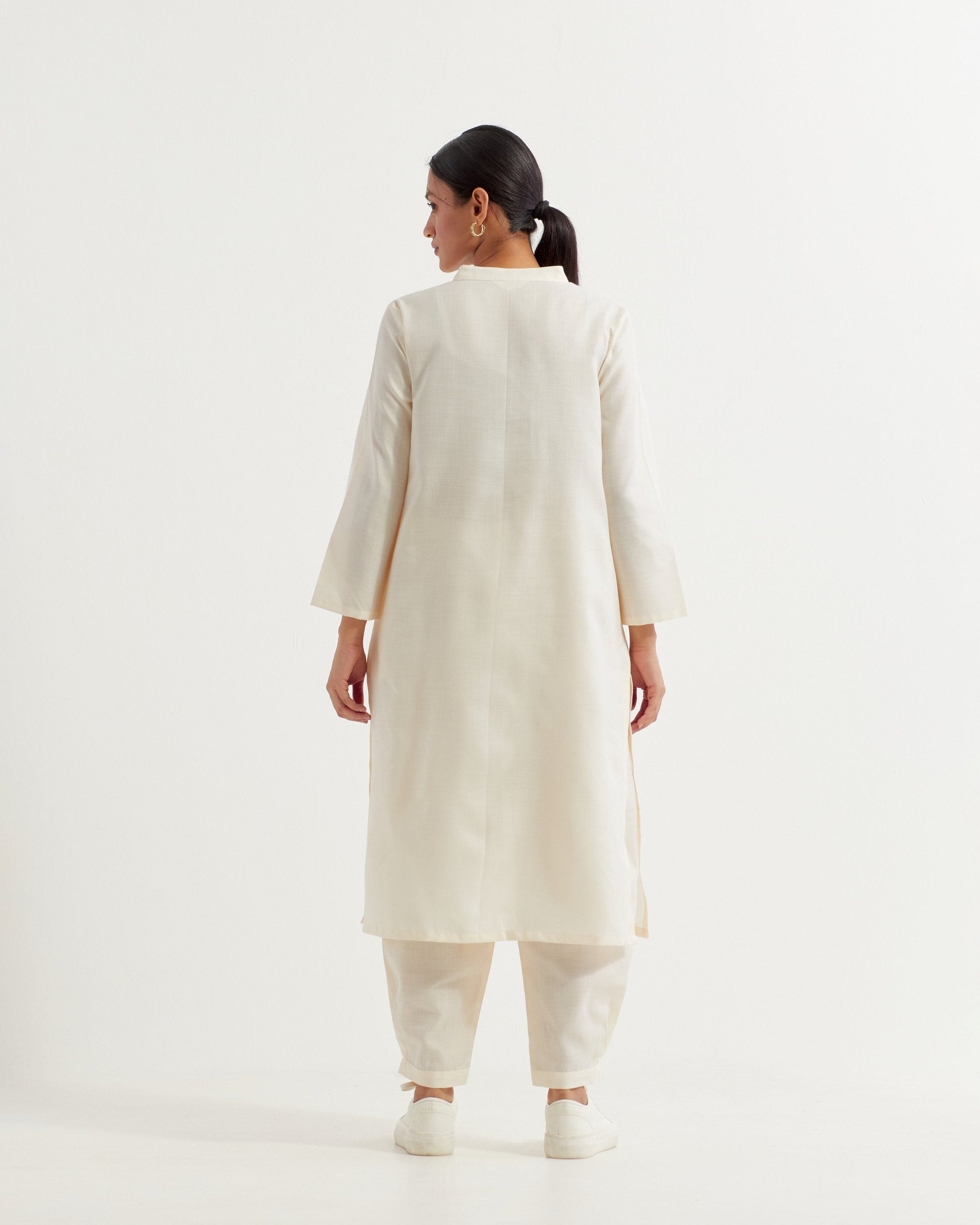 White Boyfriend Co-ord Set (Set of 2)- IC