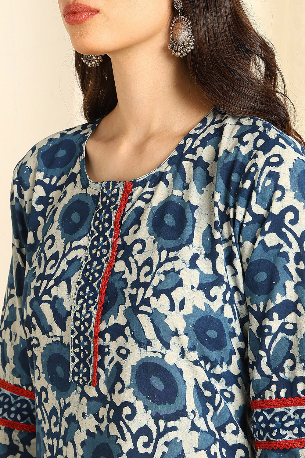 Indigo Blue Straight Kurta