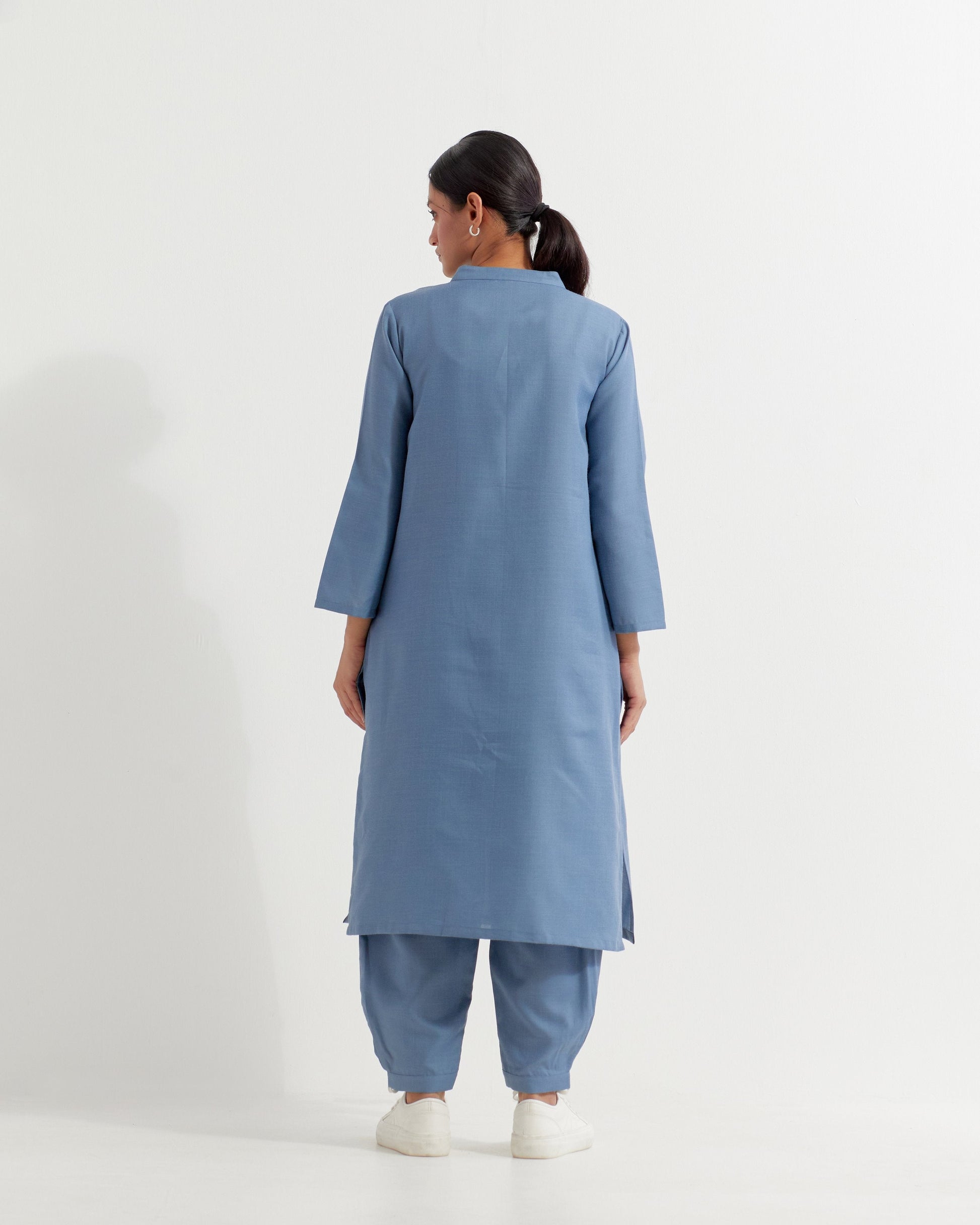 Blue Boyfriend Co-ord Set (Set of 2)- IC