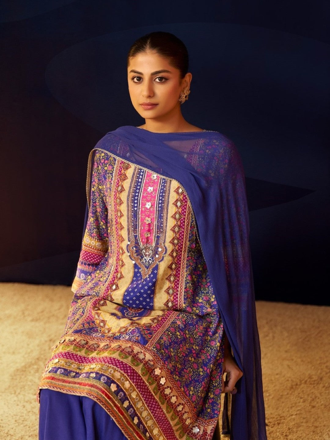 Aster Periwinkle full work suit set