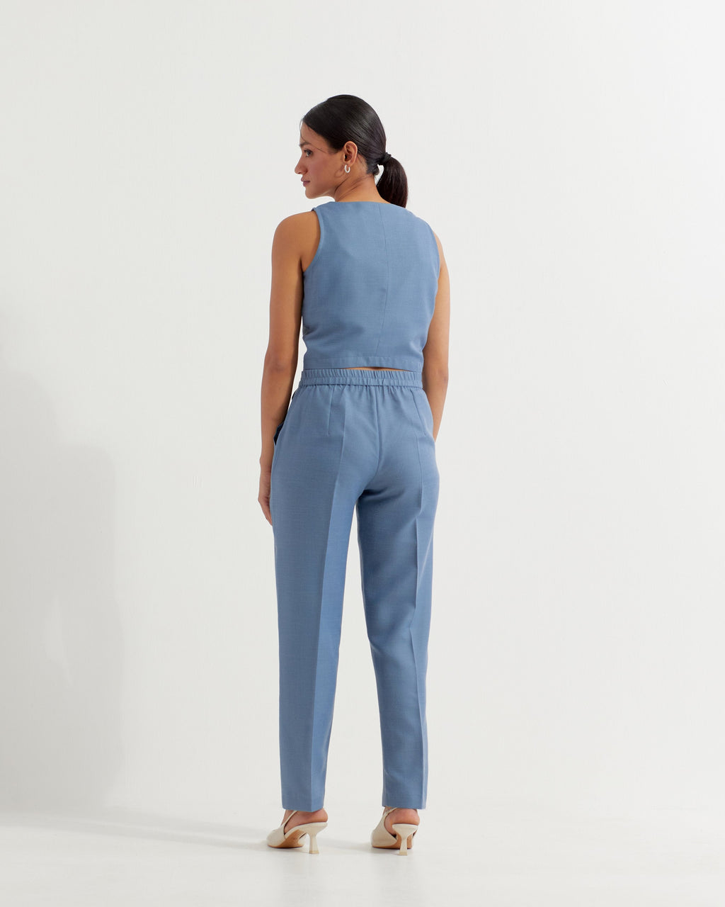 Blue Anne Co-ord Set (Set of 2)- IC