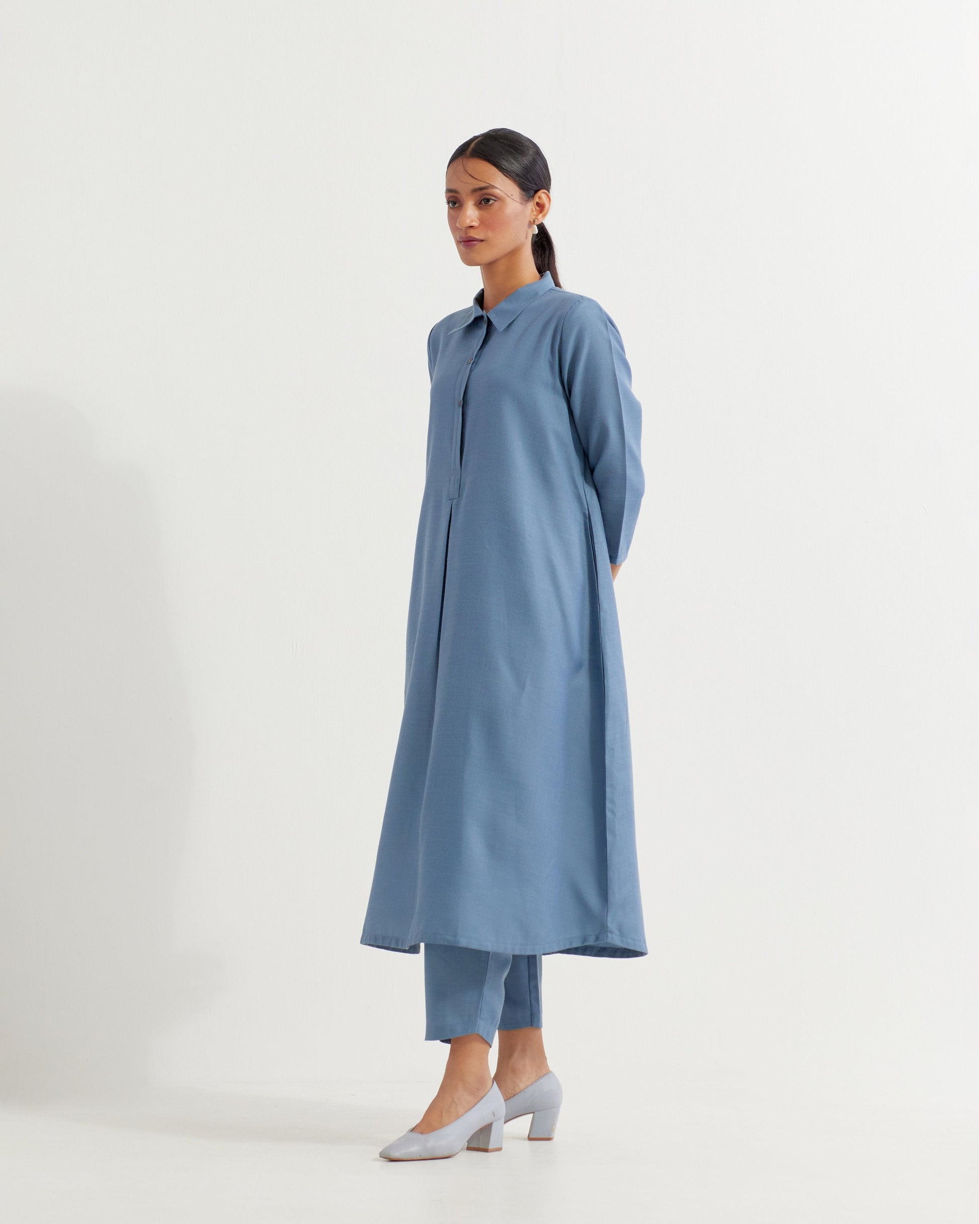 Blue Victoria Co-ord Set (Set of 2)- IC