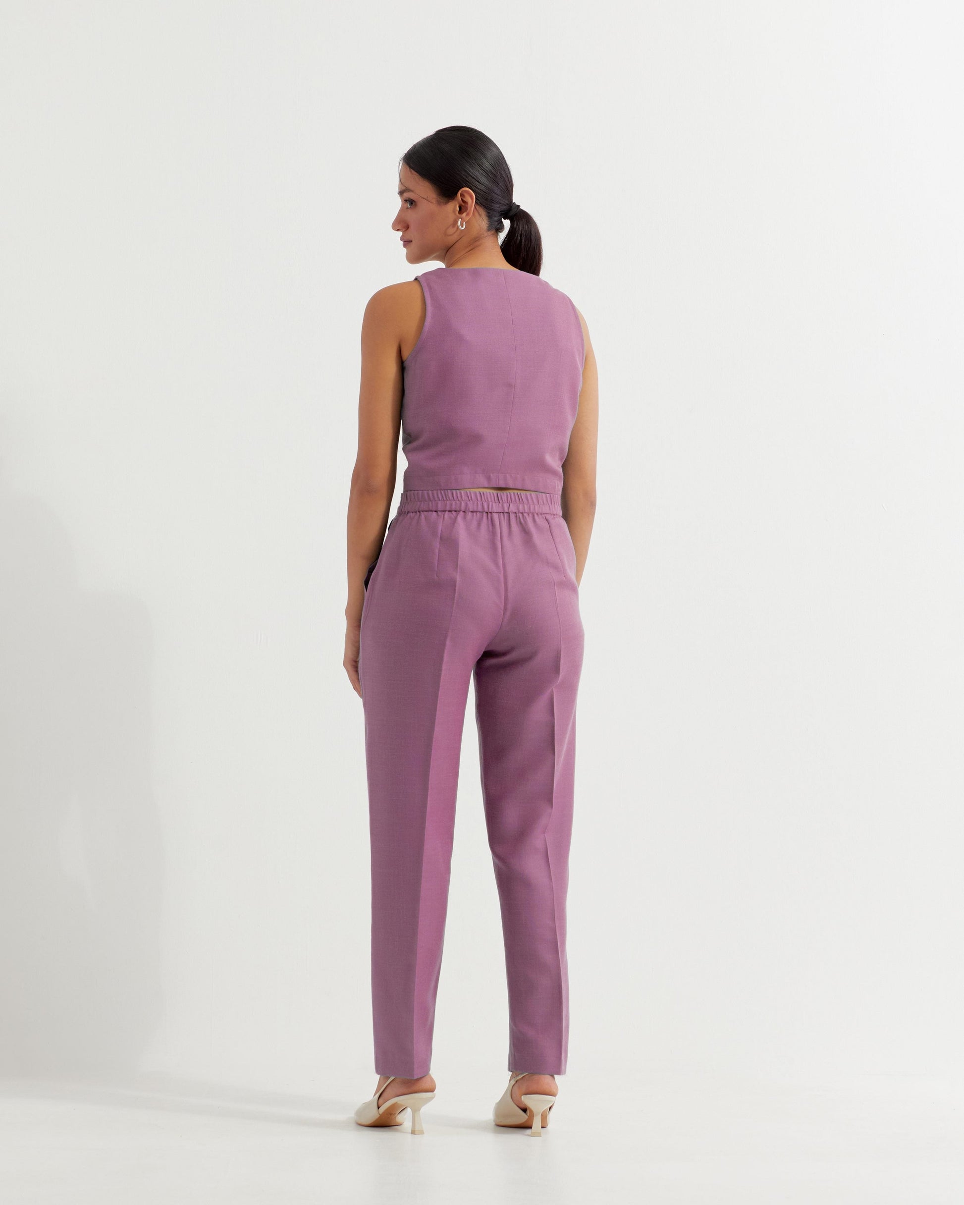 Mauve Anne Co-ord Set (Set of 2)- IC