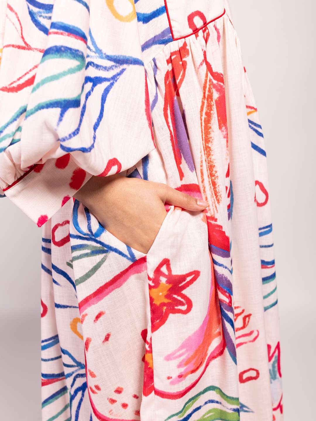 Anaar Printed Midi Dress