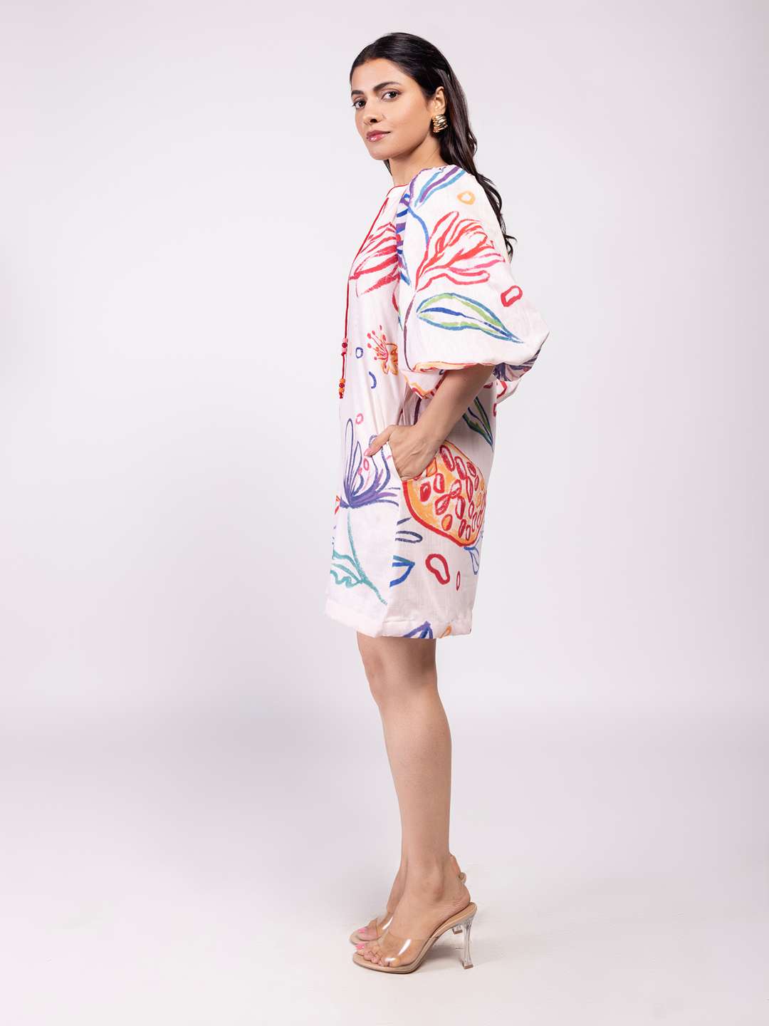 Anaar Printed Mini Dress