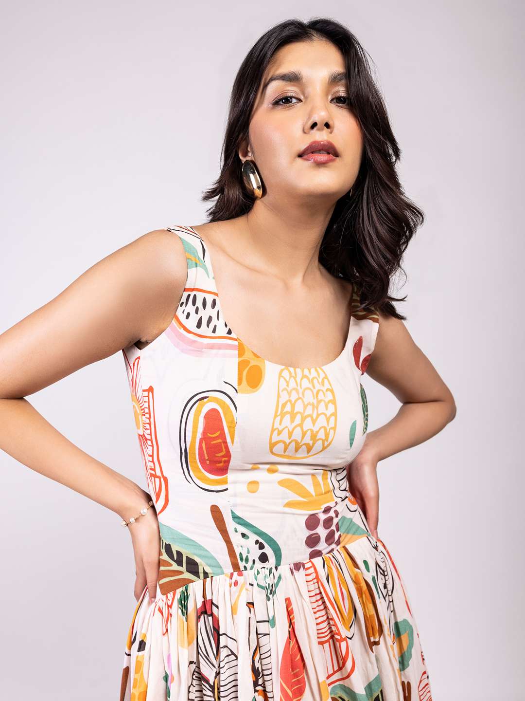 Gardenia Printed Maxi Dress