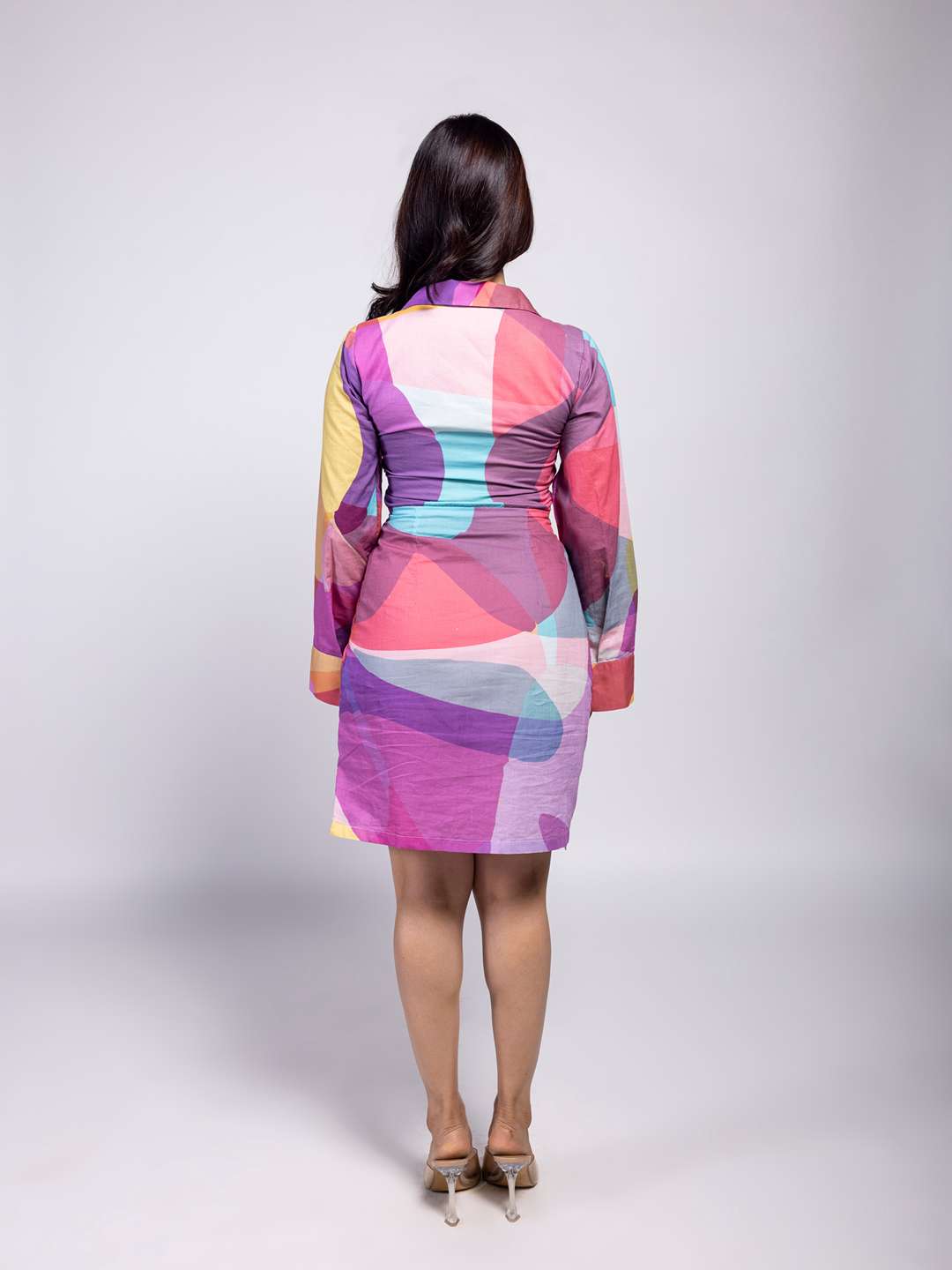 Sway Printed Mini Wrap Dress