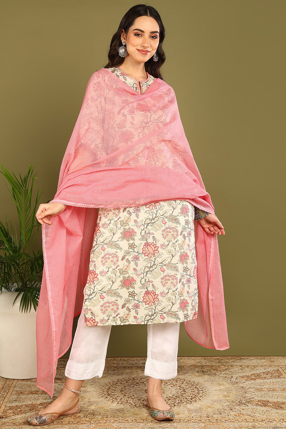 Crimson Kota Dupatta