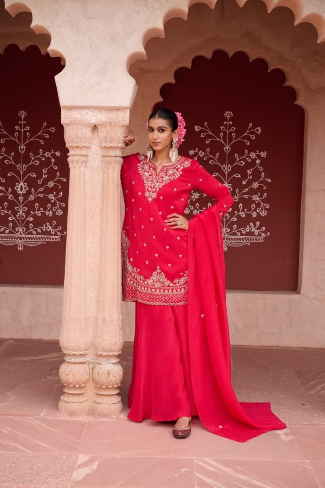 Sangini zarqa full work suit set