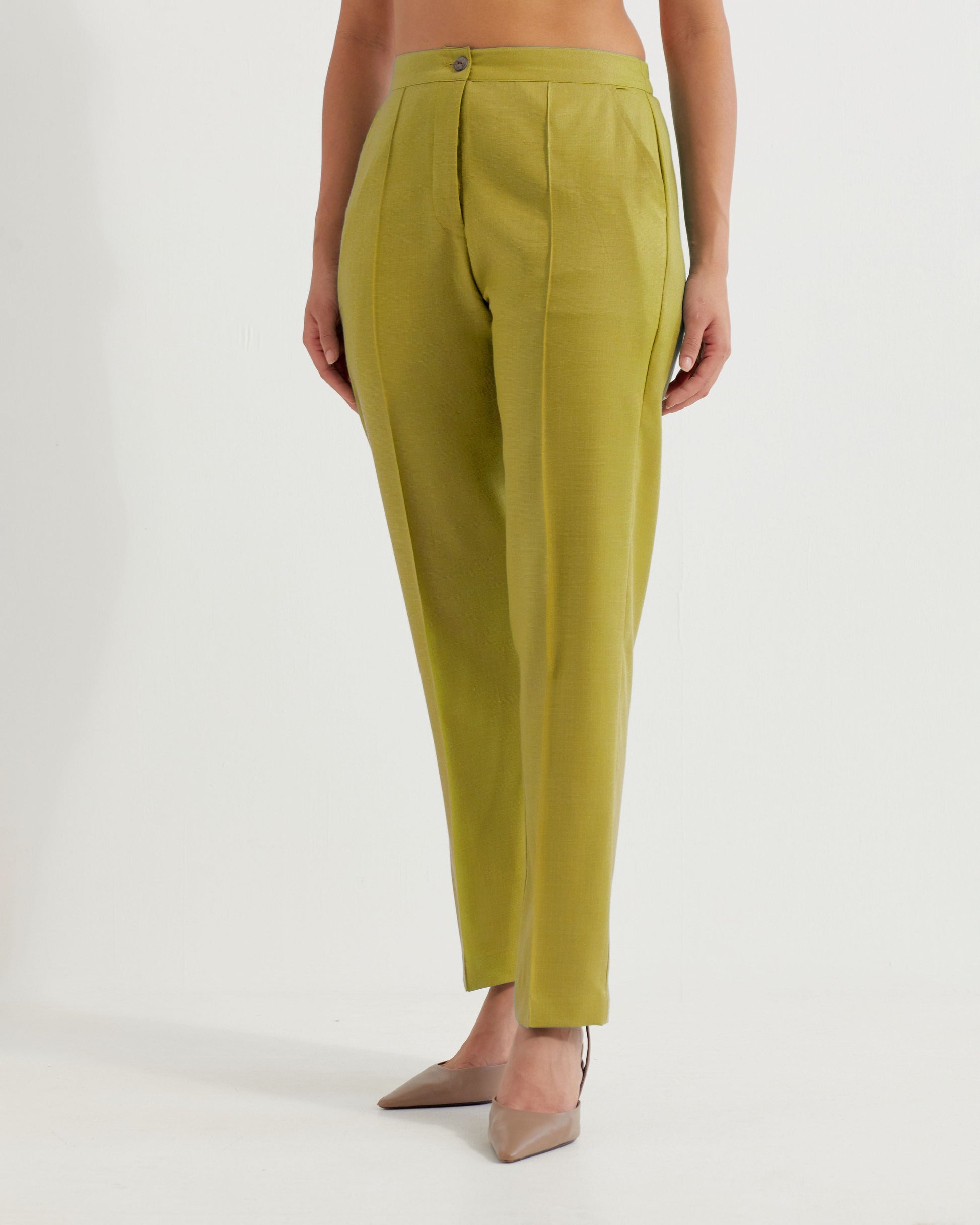 Lime Green Anne Co-ord Set (Set of 2)- IC