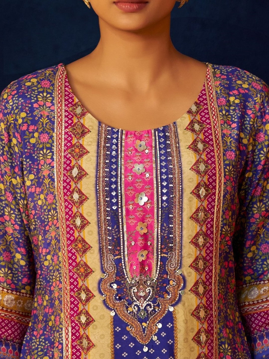 Aster Periwinkle full work suit set