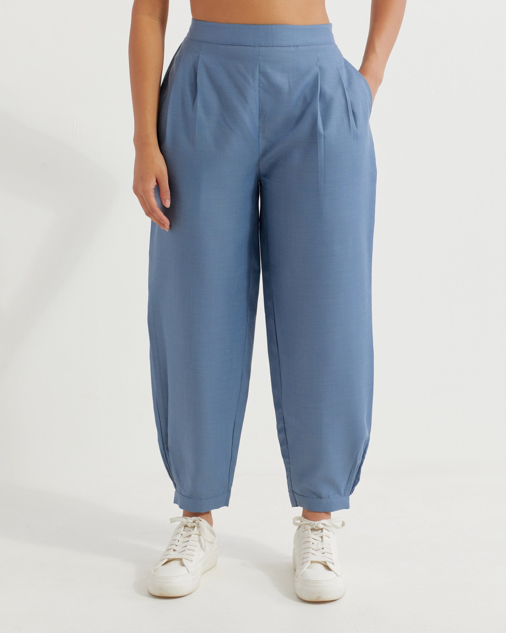 Blue Boyfriend Co-ord Set (Set of 2)- IC