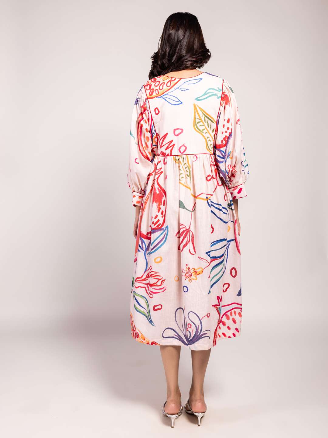 Anaar Printed Midi Dress