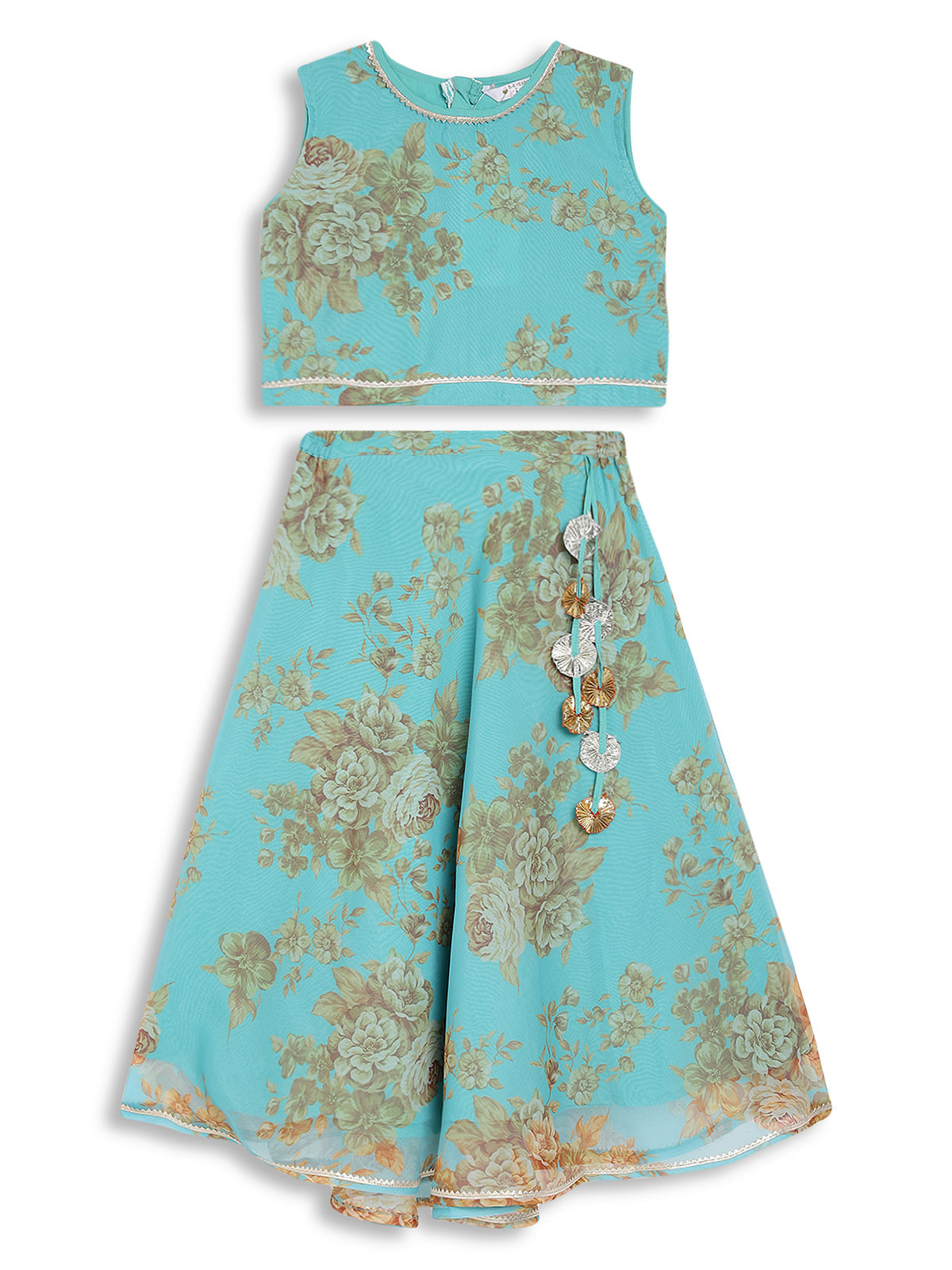 Girls Printed Ready to Wear Lehenga Choli