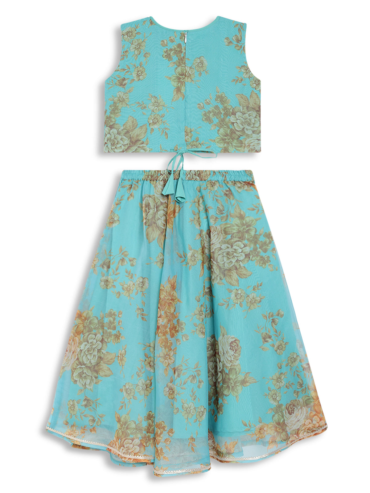 Girls Printed Ready to Wear Lehenga Choli