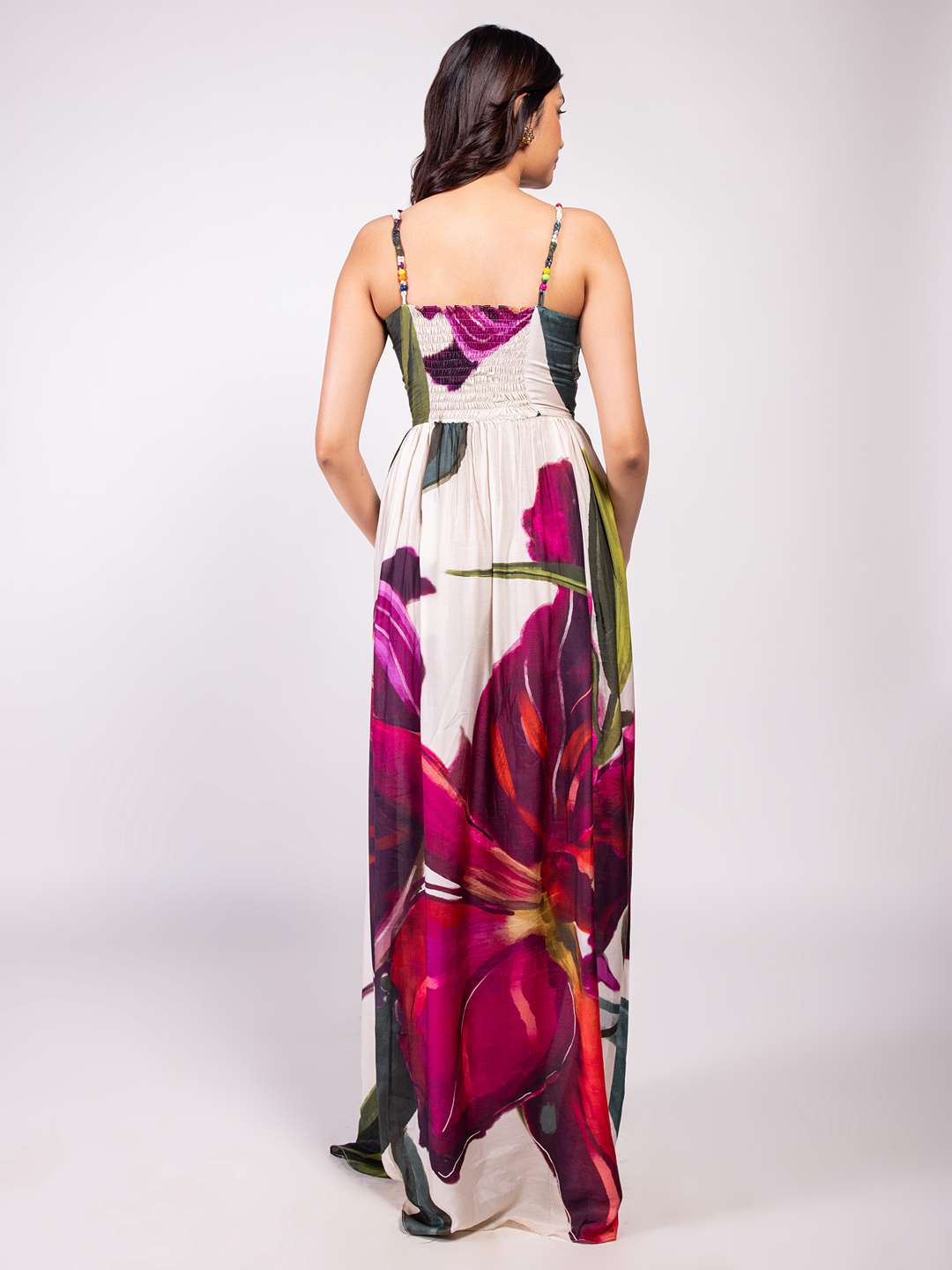 Whimsy Printed Maxi Dress