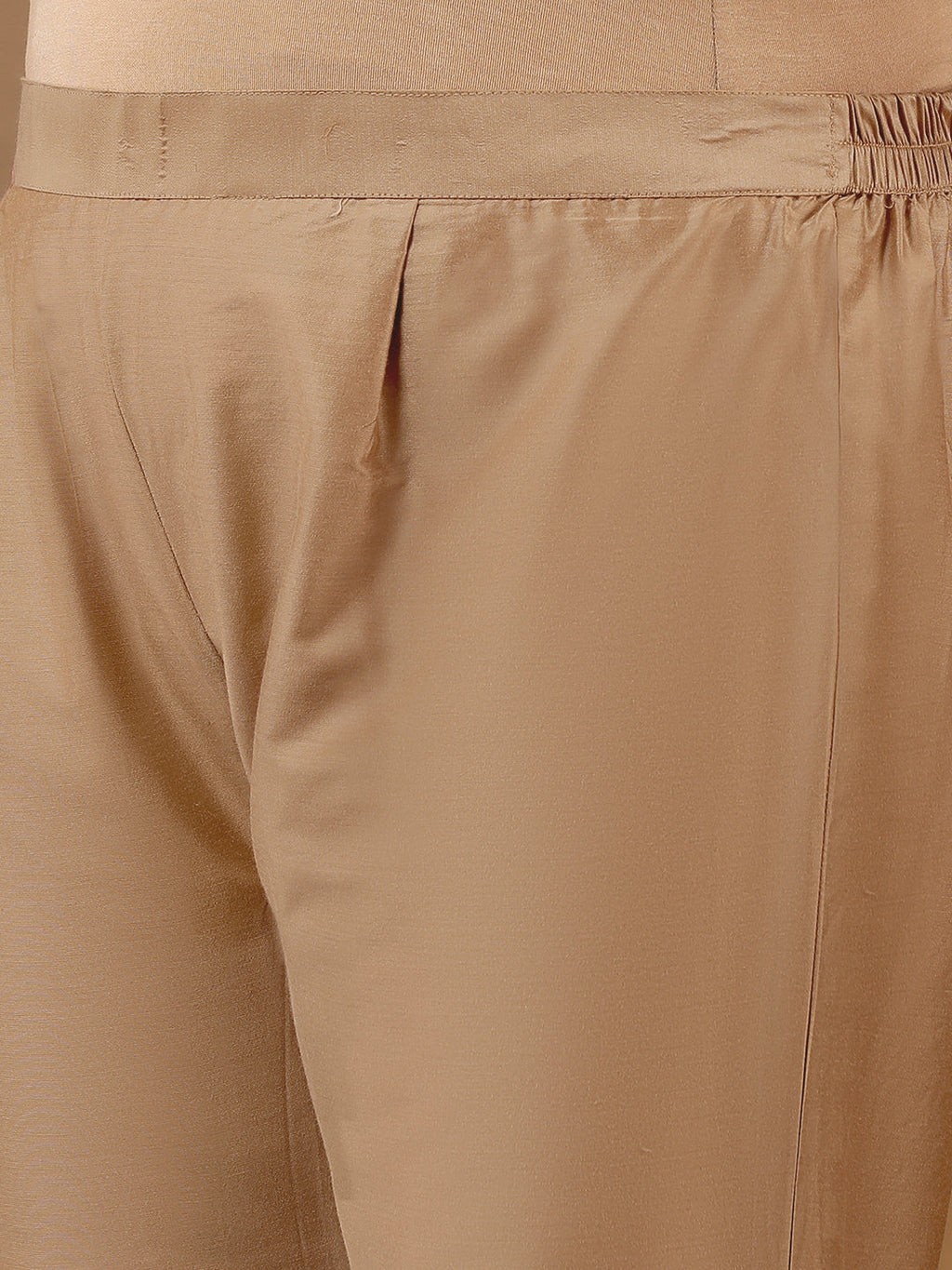 Plus Size Abstract Printed & Embroidered Kurta With Trousers & Dupatta - ID