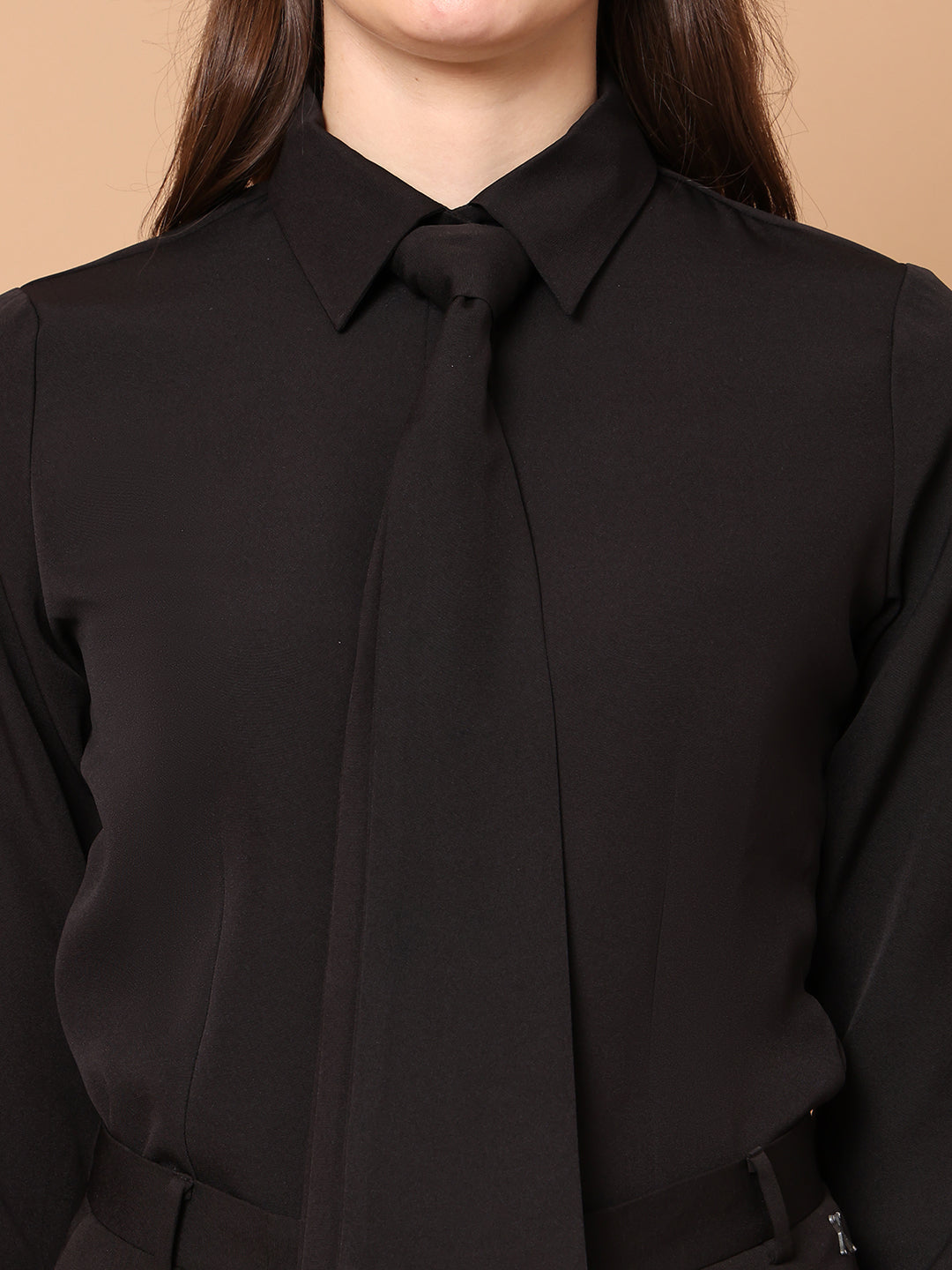 Exude Feminine touch Tie Shirt