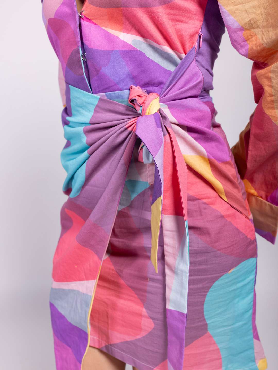Sway Printed Mini Wrap Dress