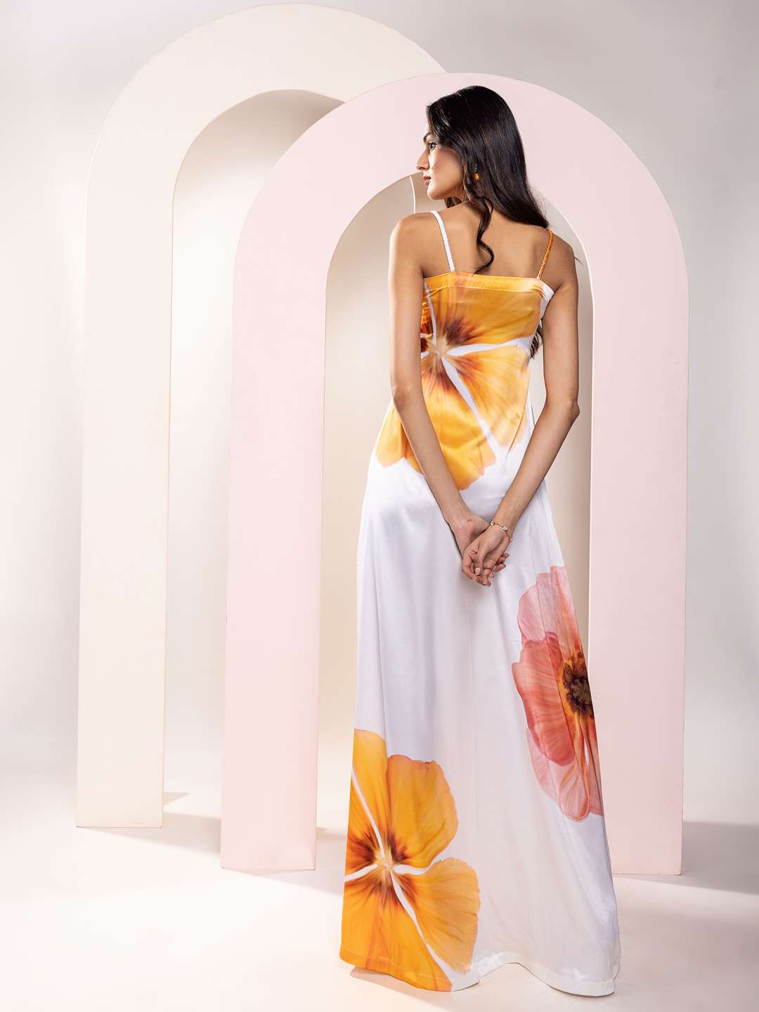 Sunbloom Printed Slip Dress