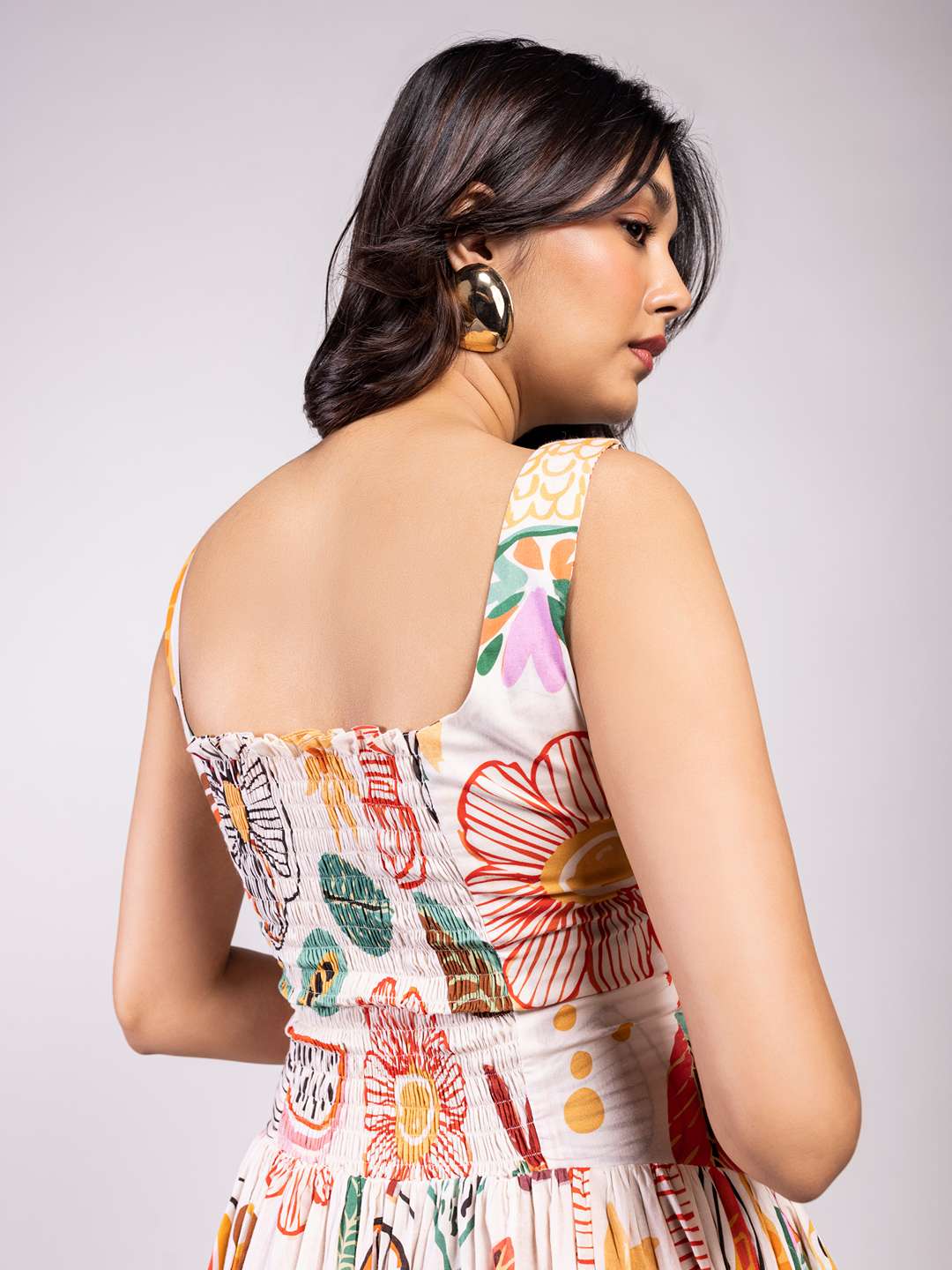 Gardenia Printed Maxi Dress
