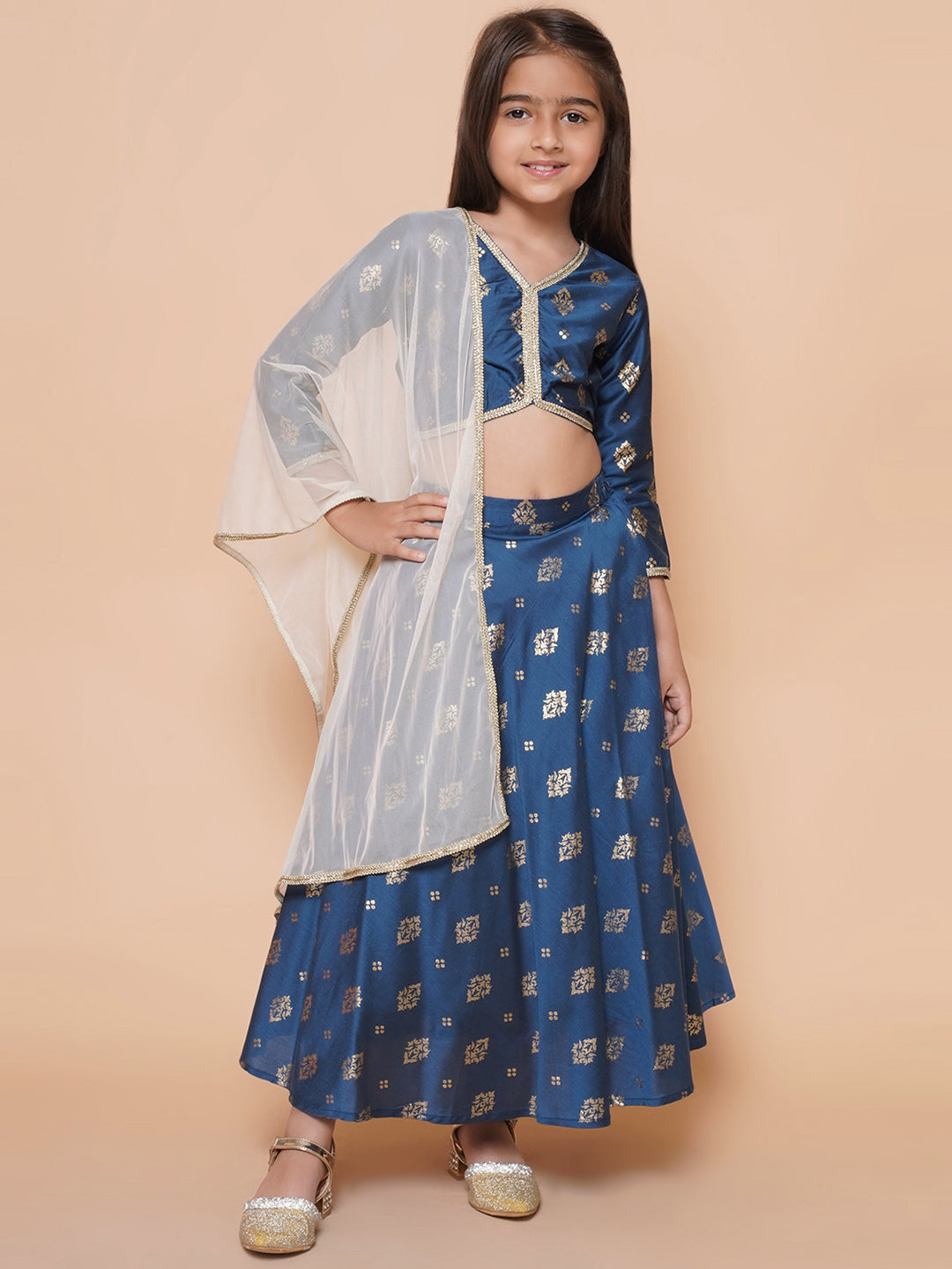 Girls Ready to Wear Lehenga & Blouse With Dupatta