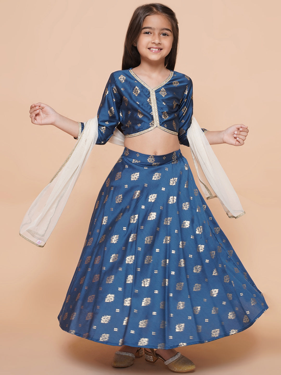 Girls Ready to Wear Lehenga & Blouse With Dupatta