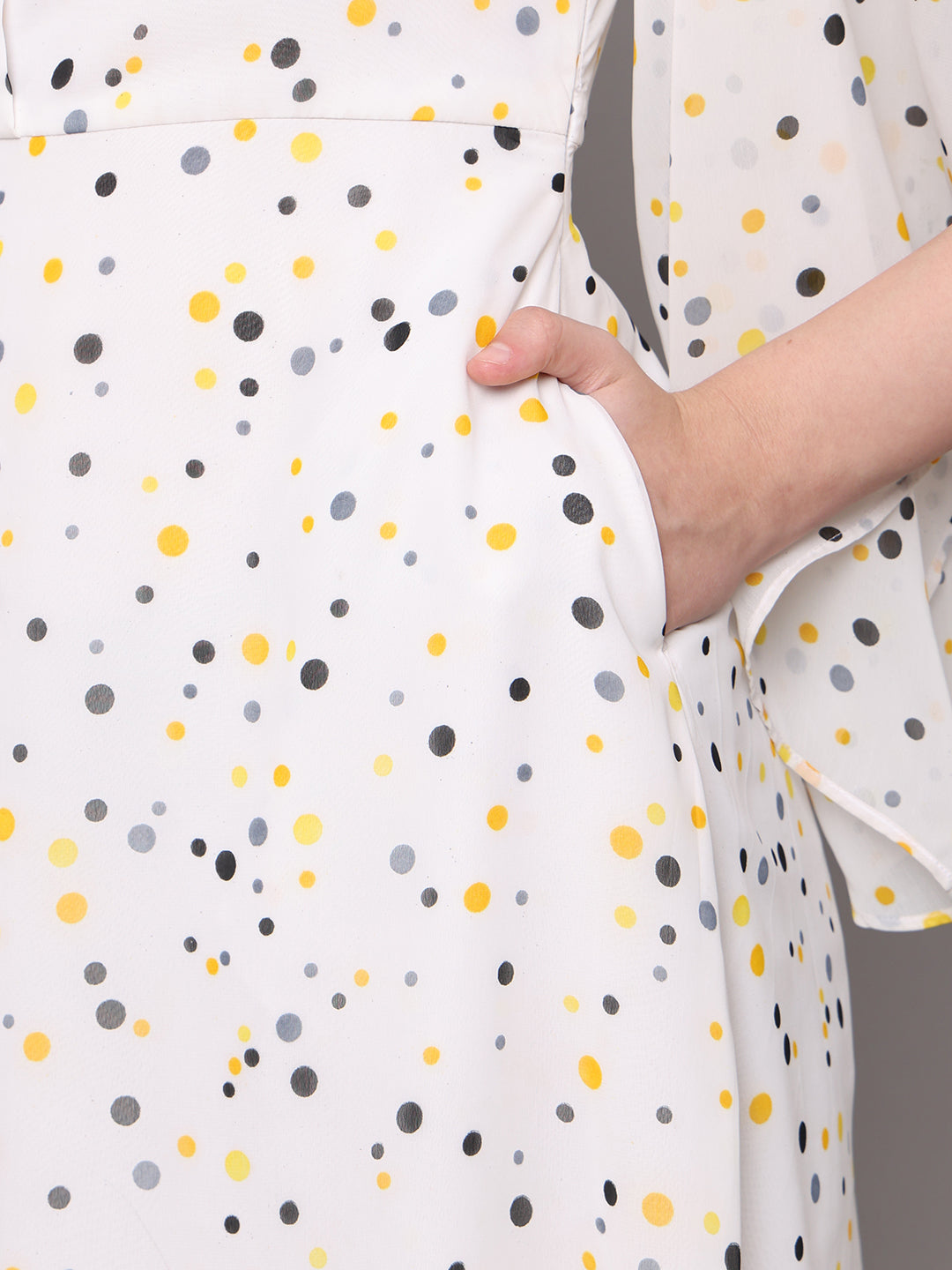 Exude Sun-soaked Polka Dot Dress