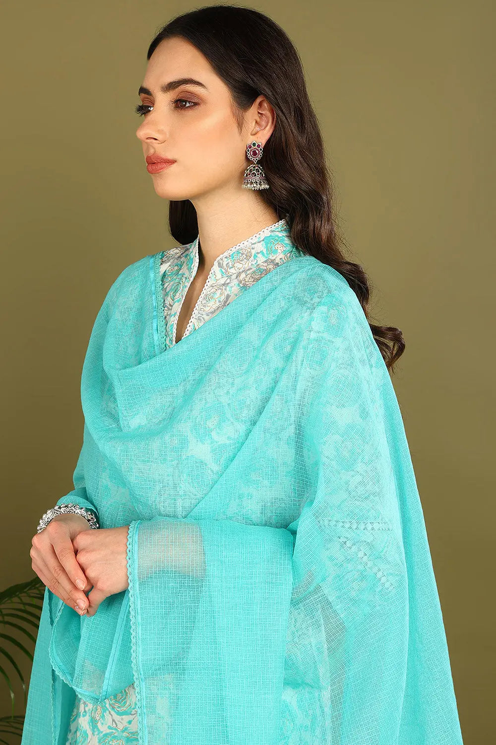 Green Kota Dupatta