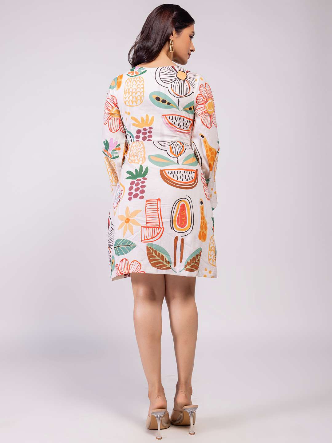 Gardenia Printed Mini Dress