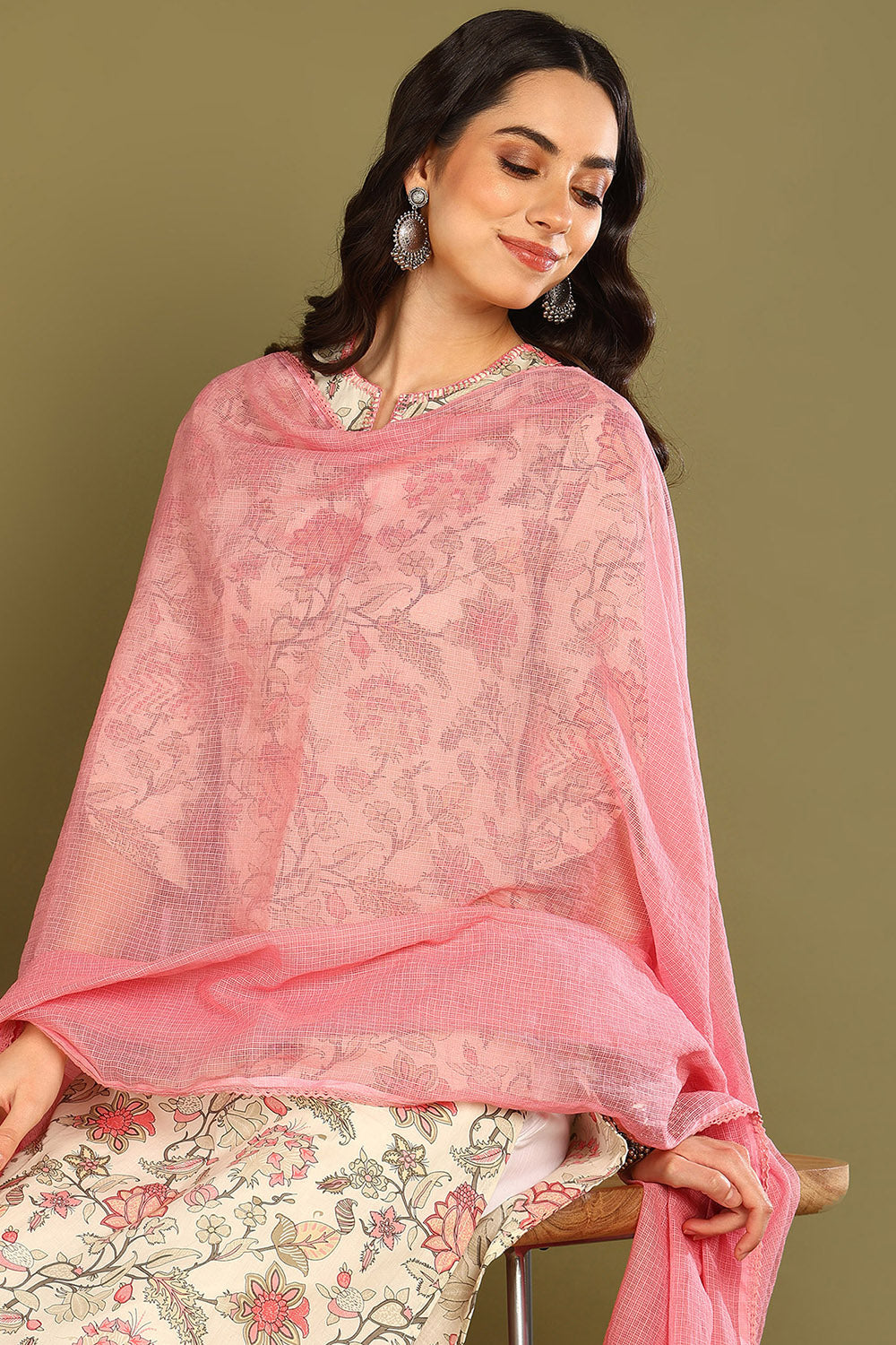 Crimson Kota Dupatta