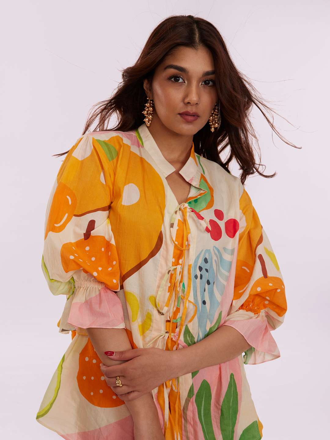 Berry Printed Co-ord Set (Set of 2)