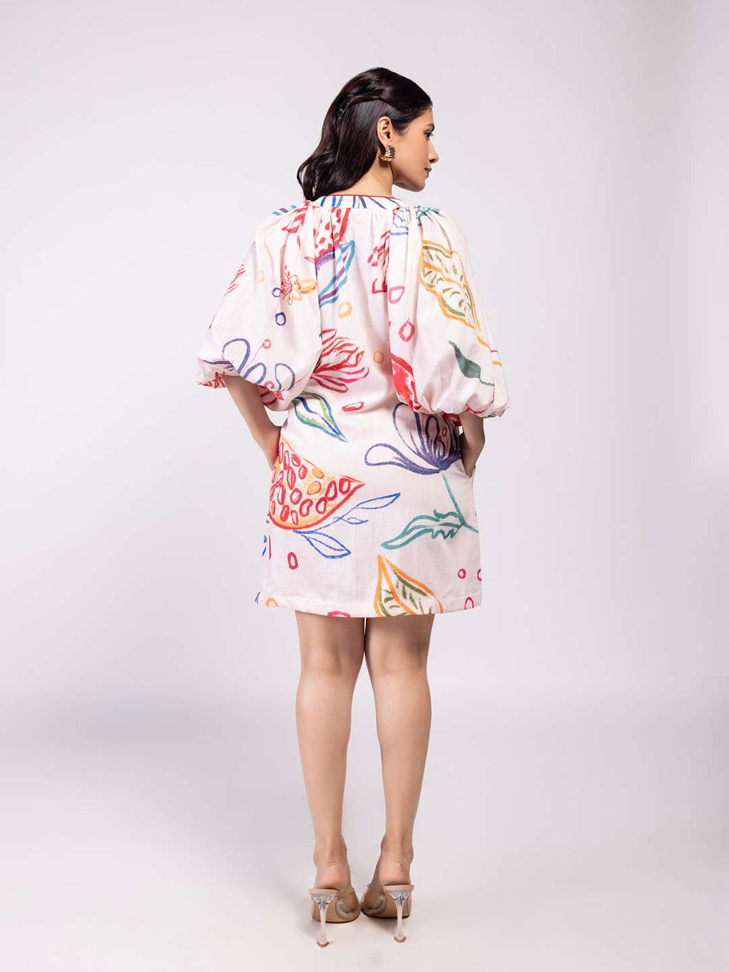 Anaar Printed Mini Dress