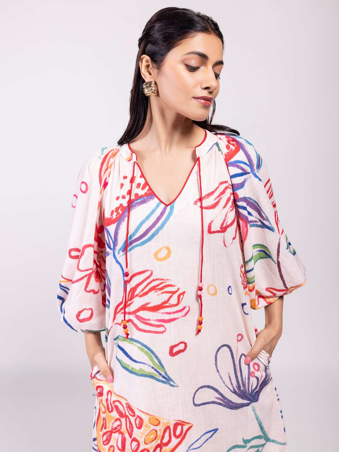 Anaar Printed Mini Dress