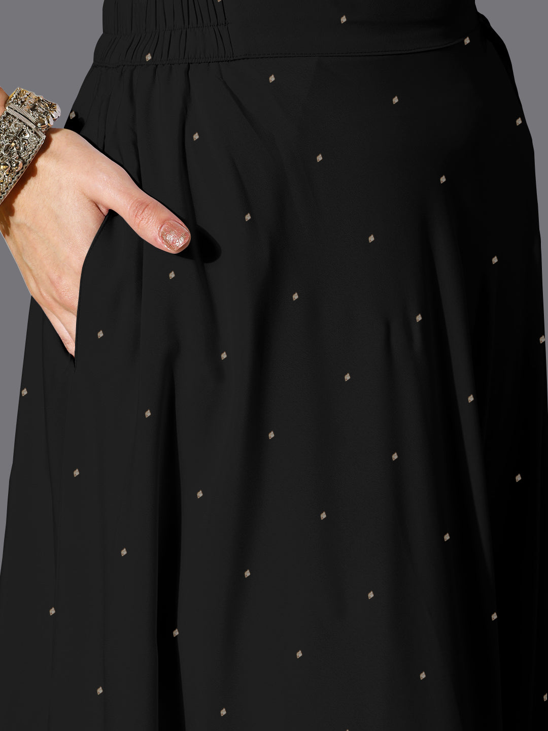 Printed Foil Print Ready to Wear Lehenga & Blouse With Dupatta-AH