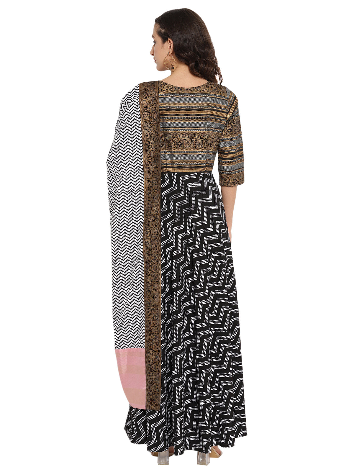 Printed Kurta with Dupatta