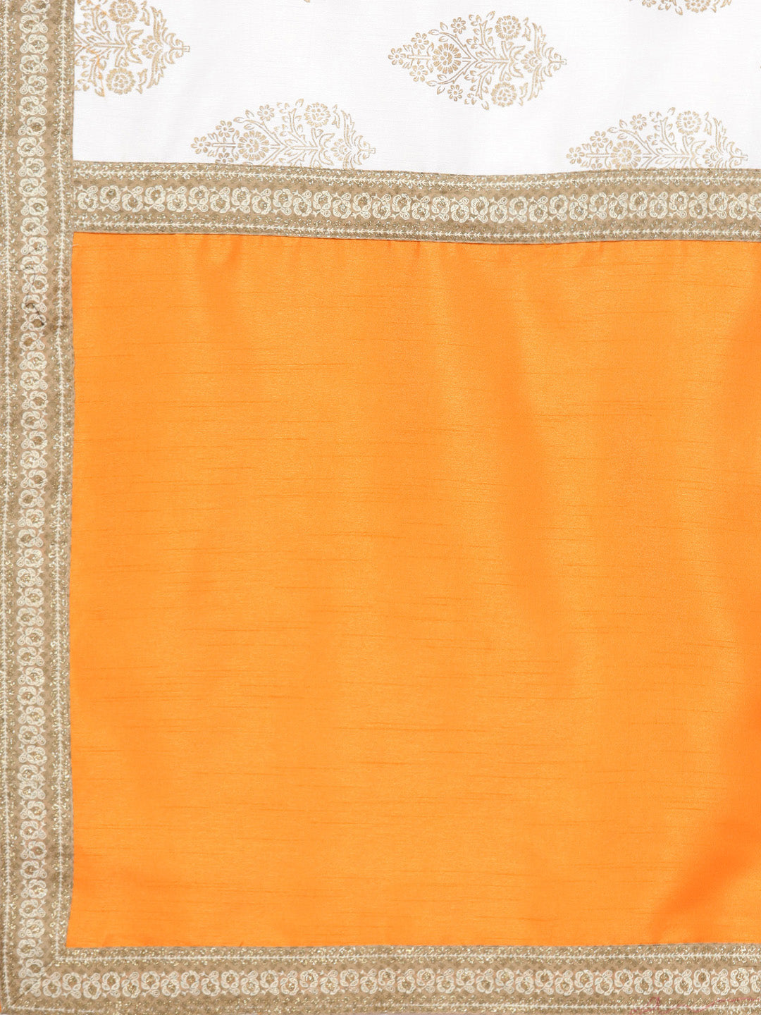 Red Solid Anarkali Kurta With Printed Dupatta