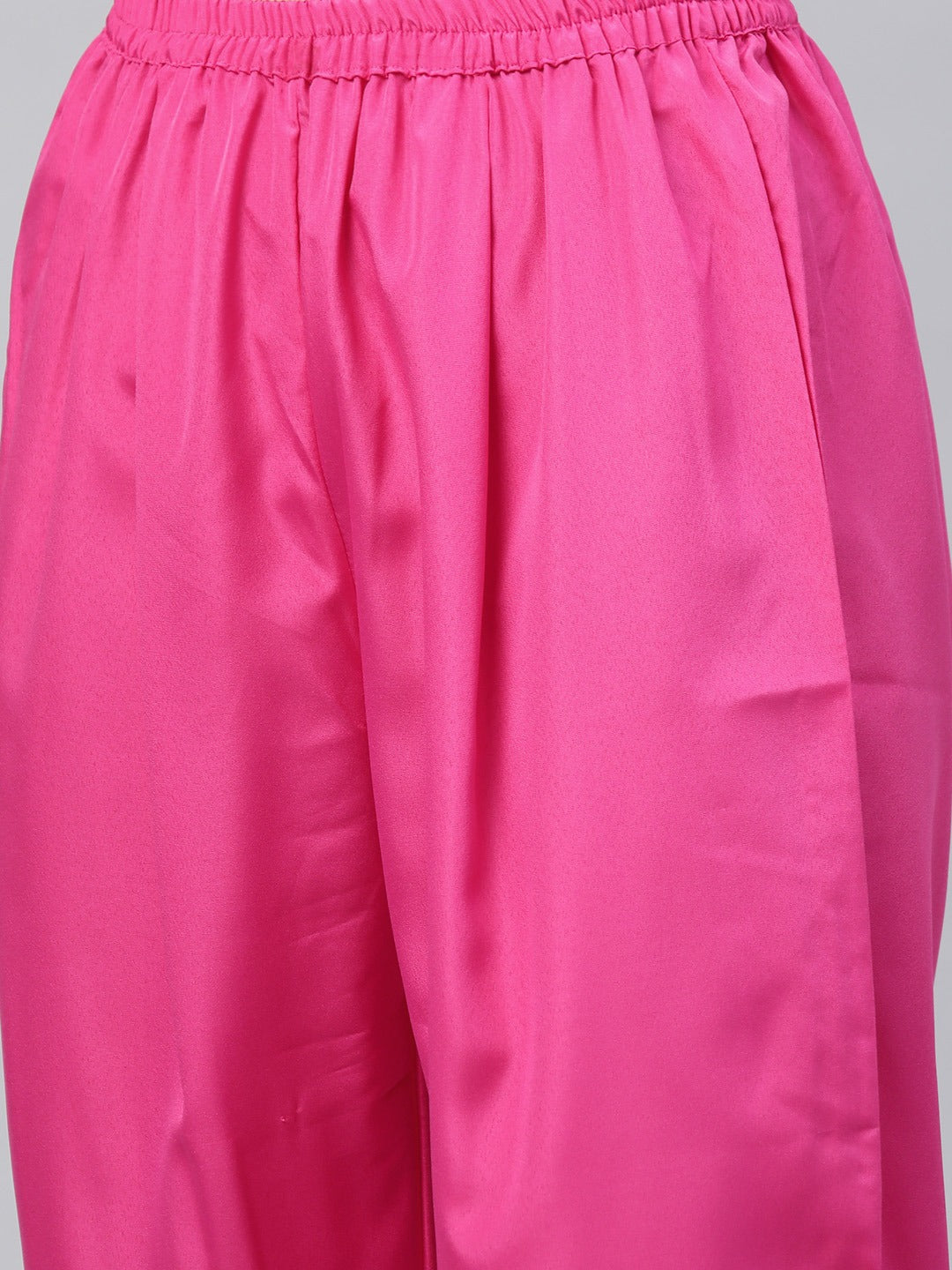 Pink & Golden Ombre Dyed Printed Kurta with Trousers